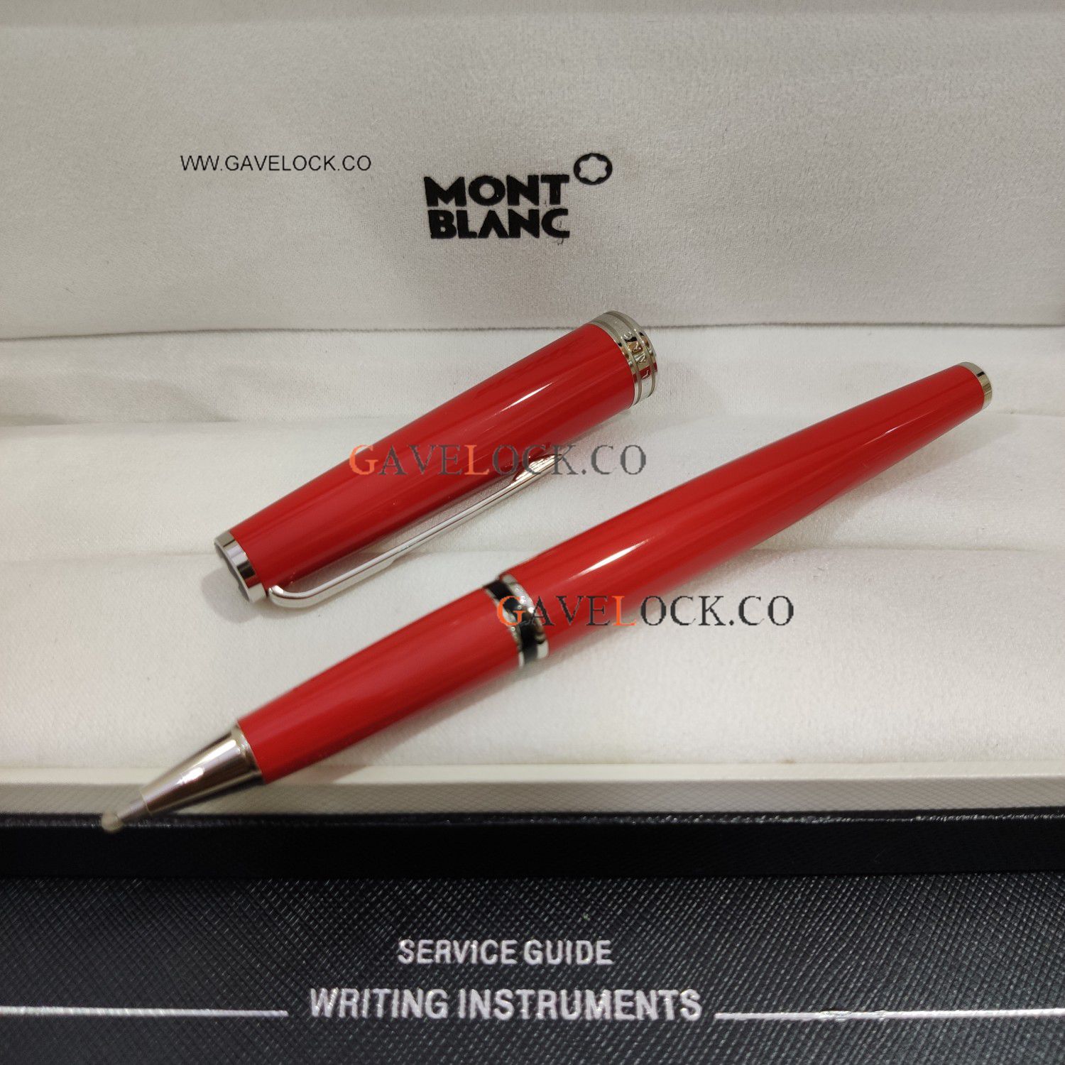 AAA Copy Montblanc PIX Red Rollerball Pen